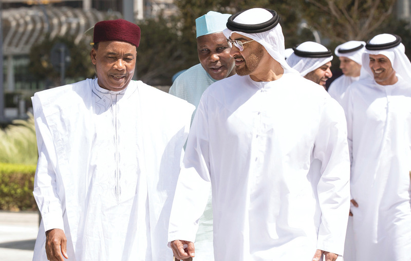 "محمد بن زايد مستقبلاً إيسوفومحمادو"