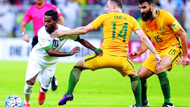 "■ المنتخب السعودي تعادل على أرضه مع أستراليا في الجولة الماضية | البيان"