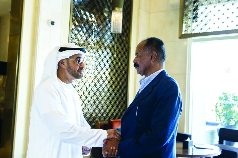 "■ محمد بن زايد مرحباً برئيس أريتريا  |  وام"