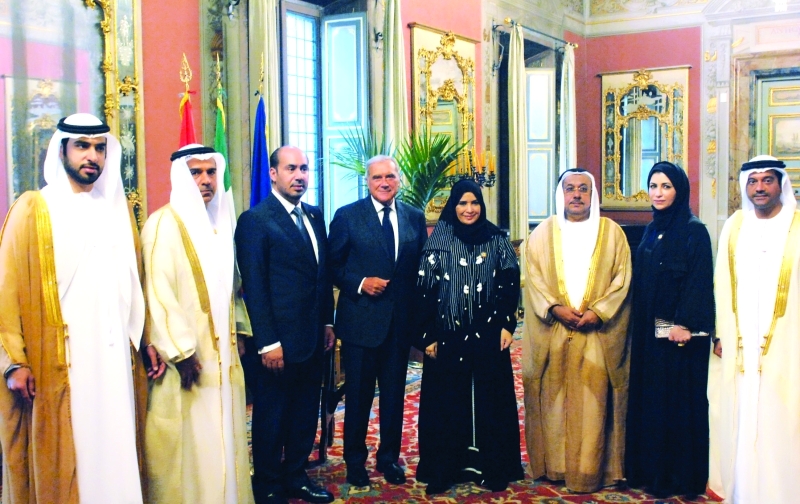 أمل القبيسي تبحث تعزيز العلاقات البرلمانية مع إيطاليا
