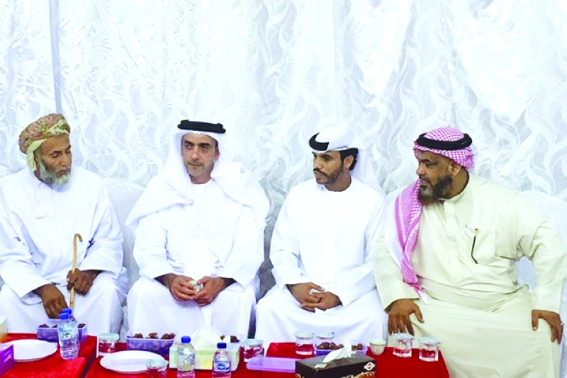 "■ ..و يقدم واجب العزاء لأسرة الراشدي"
