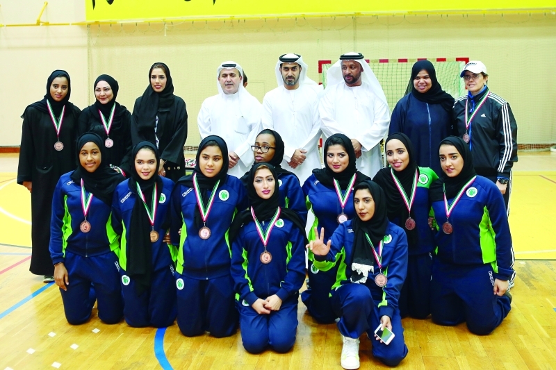 "■ فريق «الشباب» المتوج ببرونزية دوري السيدات للموسم الماضي | البيان"