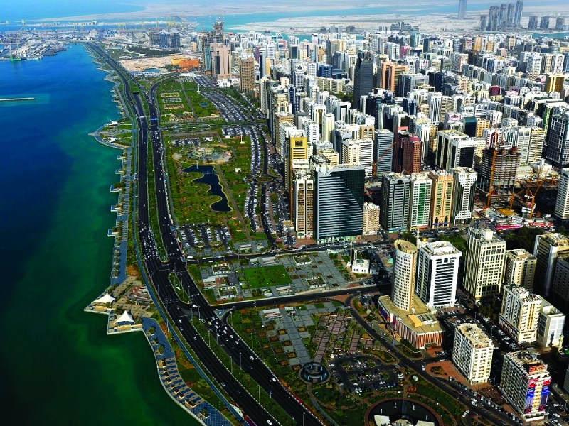 "■ كورنيش أبوظبي قديماً"