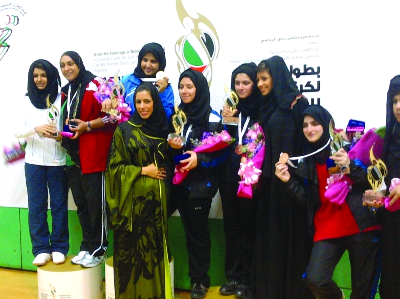 "جانب من تتويج بطلات النسخة الأولى الماضية - البيان"