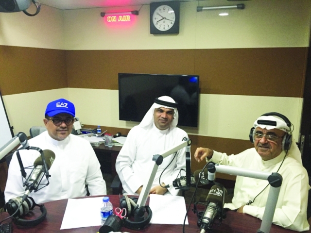 "■ علي السيد في الاستوديو مع ثاني جمعة وعيسى درويش| البيان"