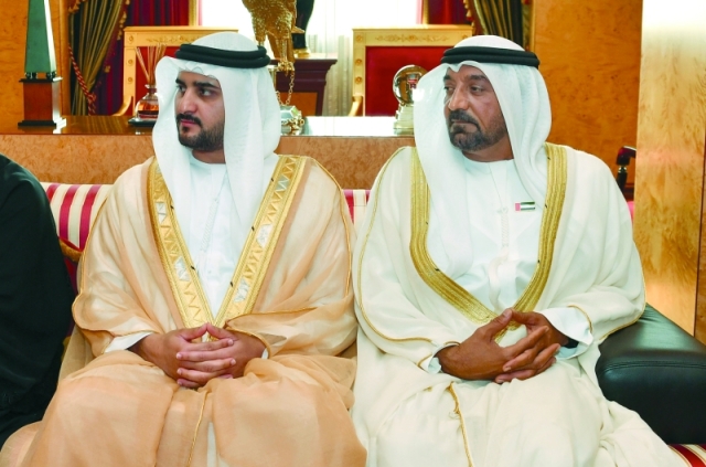 "مكتوم بن محمد وأحمد بن سعيد"