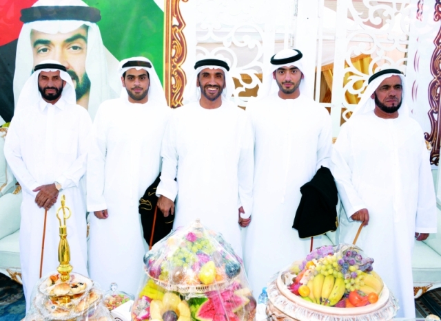 "■ نهيان بن زايد وعبيد الكعبي والعريسان"