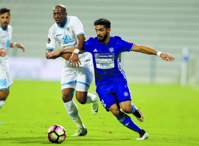 "■ من لقاء النصر ودبا في الدوري | البيان"