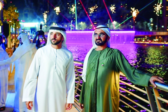 "محمد بن راشد وحمدان بن محمد"