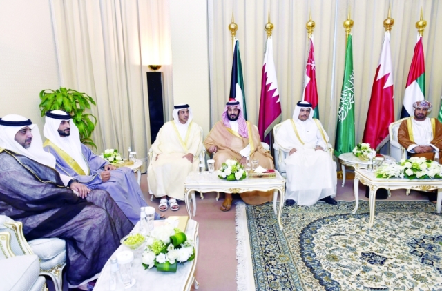 "منصور بن زايد ومحمد بن سلمان ــ وام"