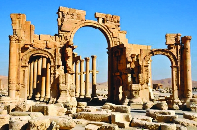 "آثار تدمر من أبرز المعالم التراثية الثقافية التي دمرها الإرهاب | أرشيفية"