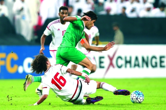 "من لقاء المنتخب مع العراق - البيان"