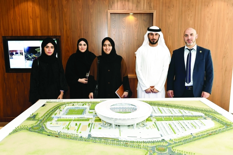 "■ وفد مجلس الشارقة الرياضي يطلع على مشروع استاد محمد بن راشد | البيان"