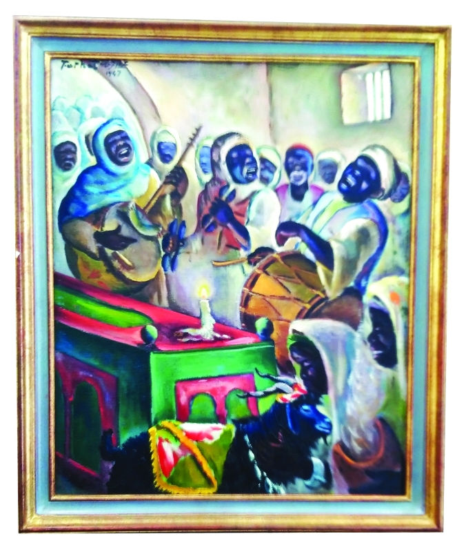 "■ لوحة لعمار فرحات"