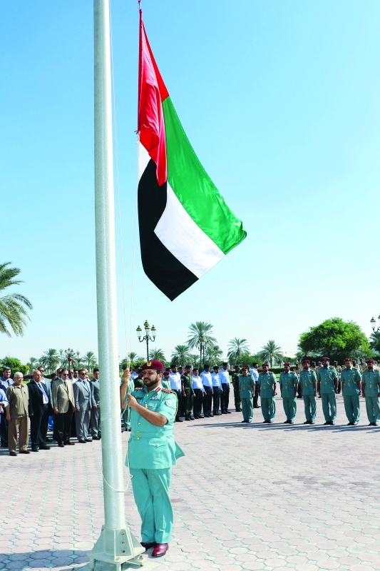 "■ جانب من الاحتفاء بالذكرى في أكاديمية العلوم الشرطية"