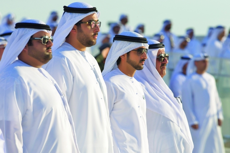 "■ حمدان بن محمد وحمدان بن راشد ومحمد بن حمد وراشد بن سعود"