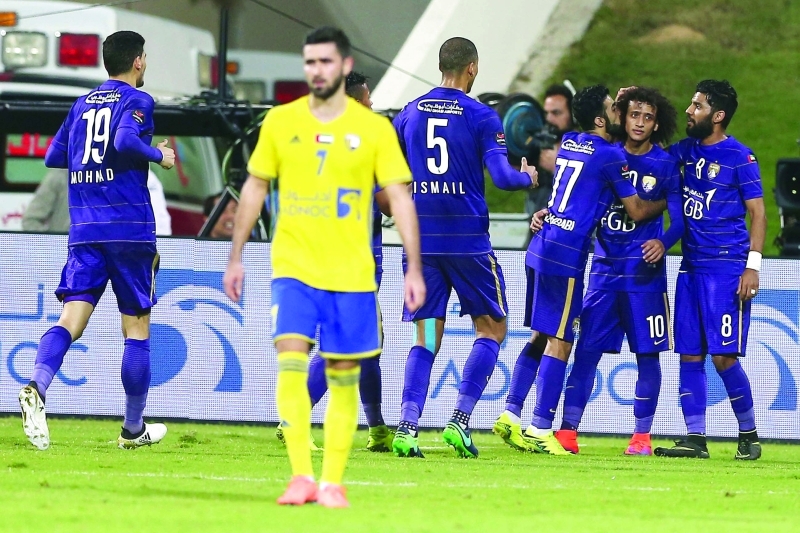 "■ فرحة لاعبي العين بالفوز على الظفرة | البيان"