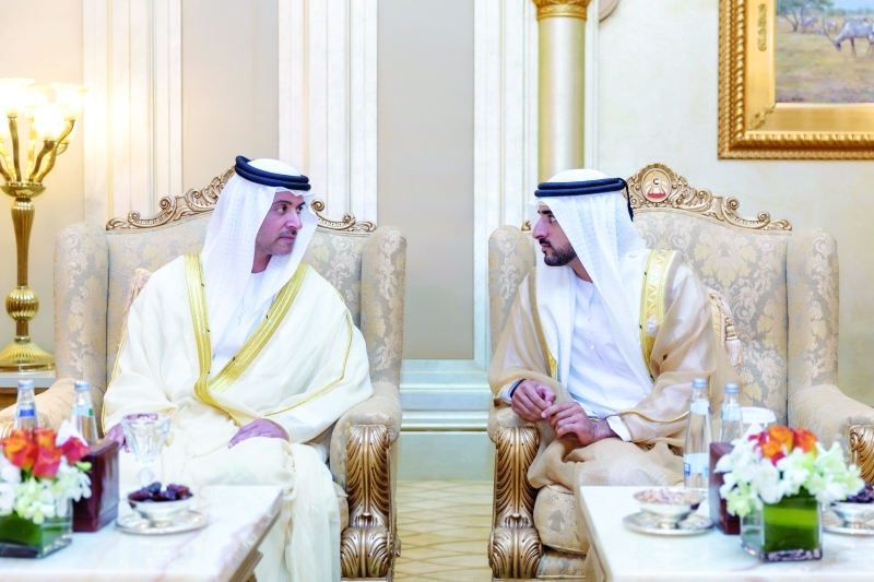 "■ حمدان بن محمد وهزاع بن زايد"