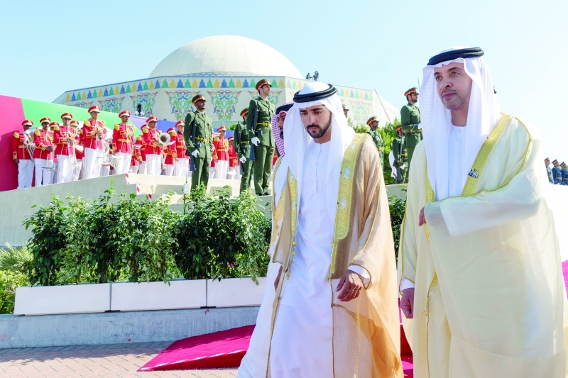 "■ حمدان بن محمد وهزاع بن زايد"