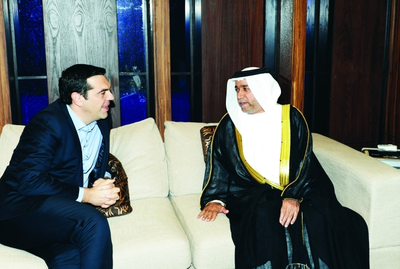 "■ سلطان البادي مستقبلاً رئيس وزراء اليونان"