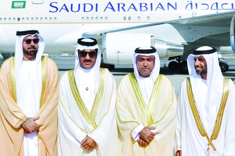 "■ محمد القرقاوي وسهيل المزروعي وسلطان البادي وأحمد الزعابي"