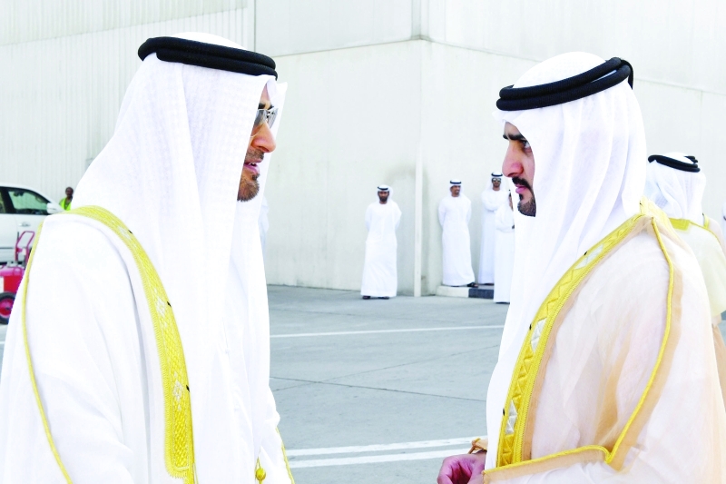 "■ محمد بن زايد ومكتوم بن محمد"