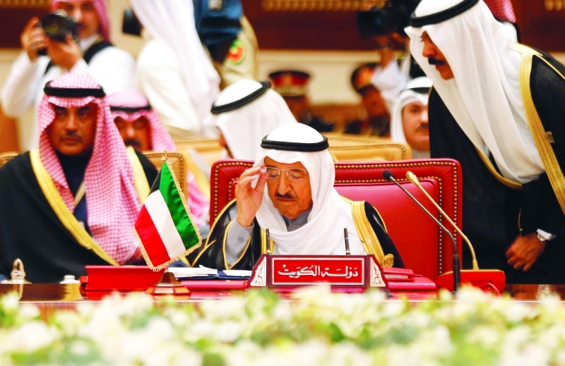 "Ⅶ أمير الكويت يلقي كلمته |  أ.ف.ب"