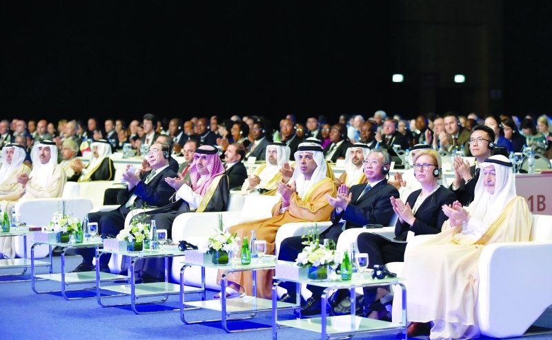 "■ سموه يتابع فعاليات المؤتمر | وام"