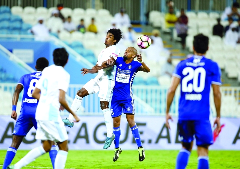 "■ النصر يحقق فوزاً مهماً على بني ياس في الشامخة | تصوير - مجدي اسكندر"
