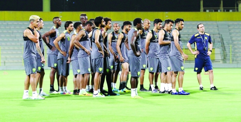 "■ من تحضيرات الوصل استعداداً للقاء الشباب | البيان"