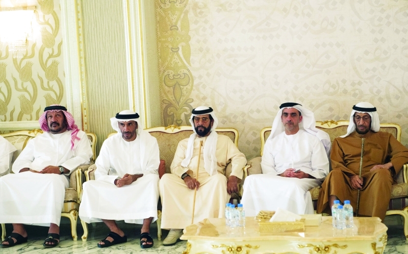 "■ طحنون بن محمد ونهيان وسيف بن زايد وسعيد بن محمد وسعيد العتيبة |  وام"