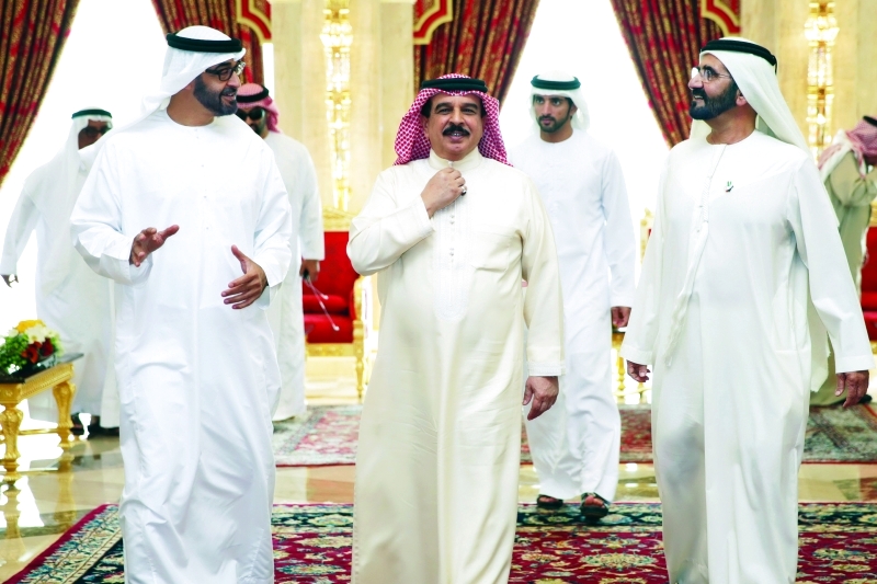 "علاقات أخوية متينة ربطت بين الإمارات والبحرين في ظل توجيهات قيادتي البلدين الشقيقين | أرشيفية"