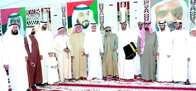 "■ نهيان بن مبارك خلال الحفل"