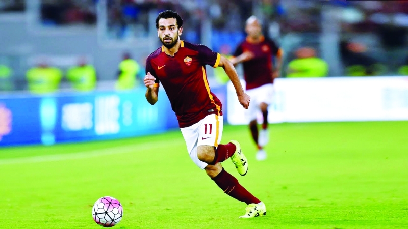 "■ المصري محمد صلاح نجم روما الإيطالي"