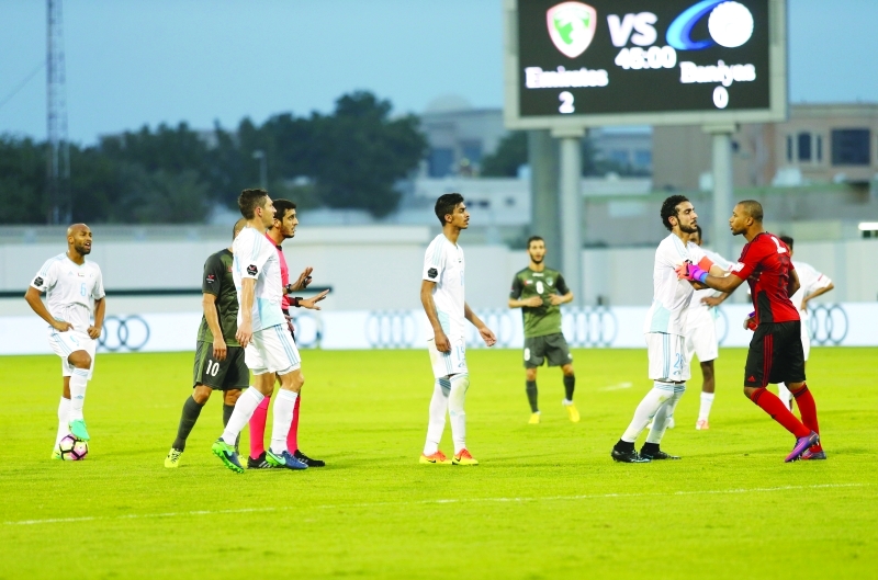 "خلال انفعال ديدا في مباراة فريقه أمام الإمارات"