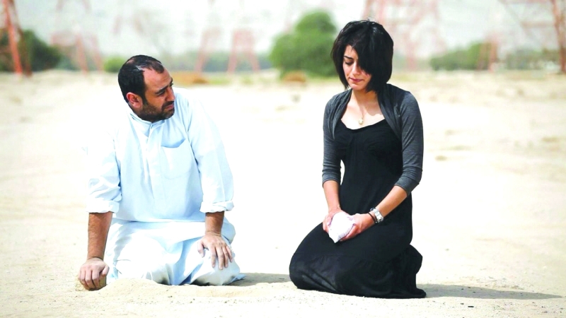 "■ أحد مشاهد فيلم «الماي الجنة»"