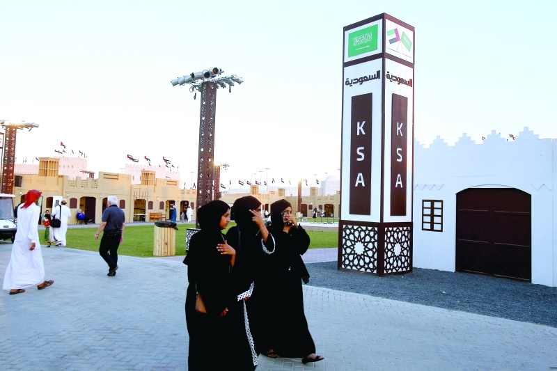 "جناح السعودية في المهرجان | تصوير: مجدي اسكندر"