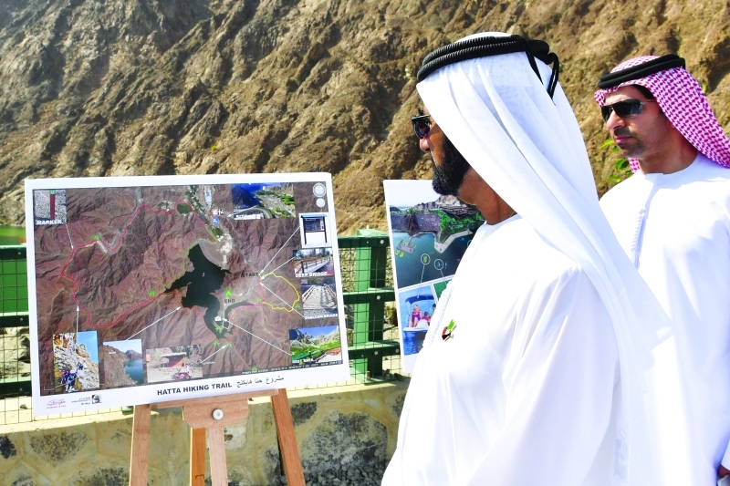 "محمد بن راشد يطلق الخطة التطويرية والتنموية لمنطقة حتّا"