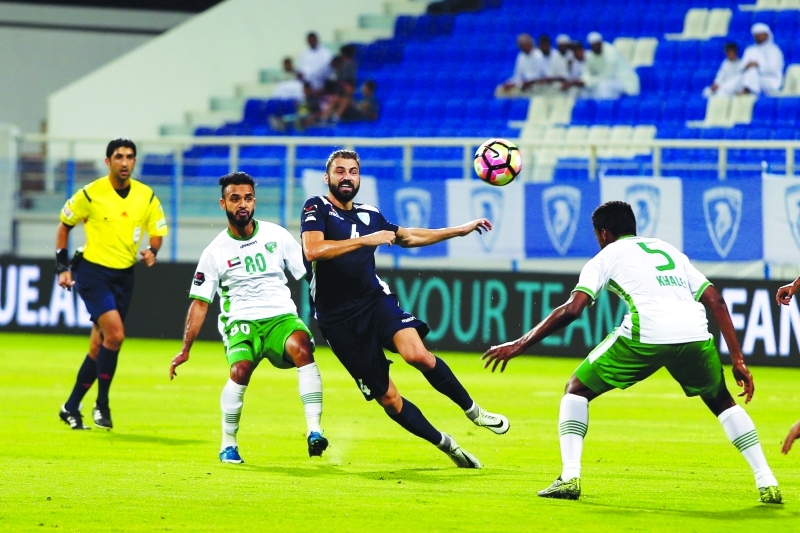 "من لقاء حتا والإمارات الأخير في الدوري - البيان"