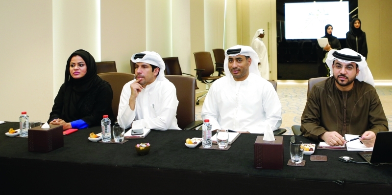 "منى بو سمرة وسعيد العطر وأحمد المنصوري وسامي الريامي | تصوير: زافير ويلسون"