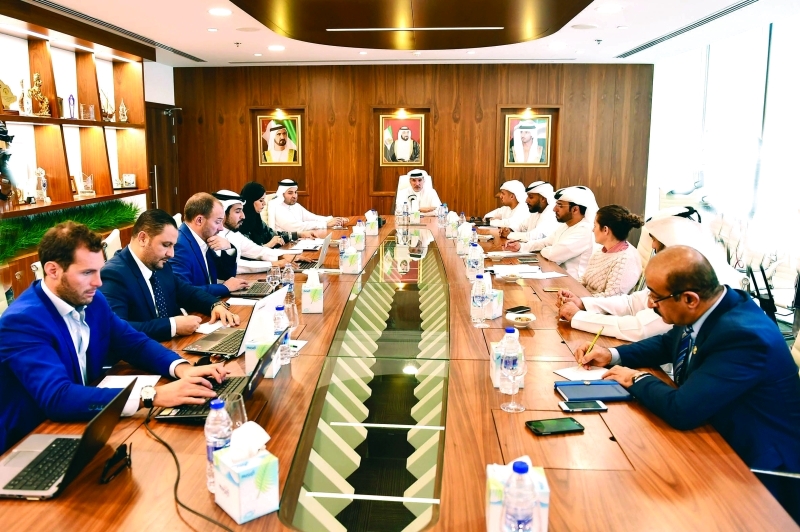 "■ سعيد حارب يترأس اجتماع اللجنة العليا المنظمة للطواف"