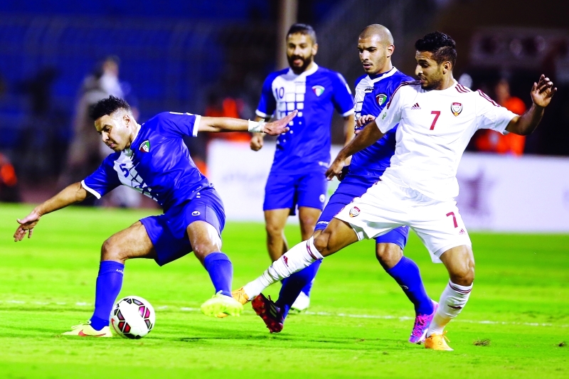 "■ من مباراة الإمارات والكويت في «خليجي 22» | البيان"