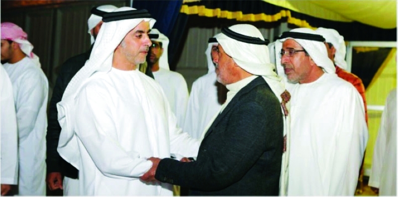 "■ وسموه مواسياً ذوي الشهيد"