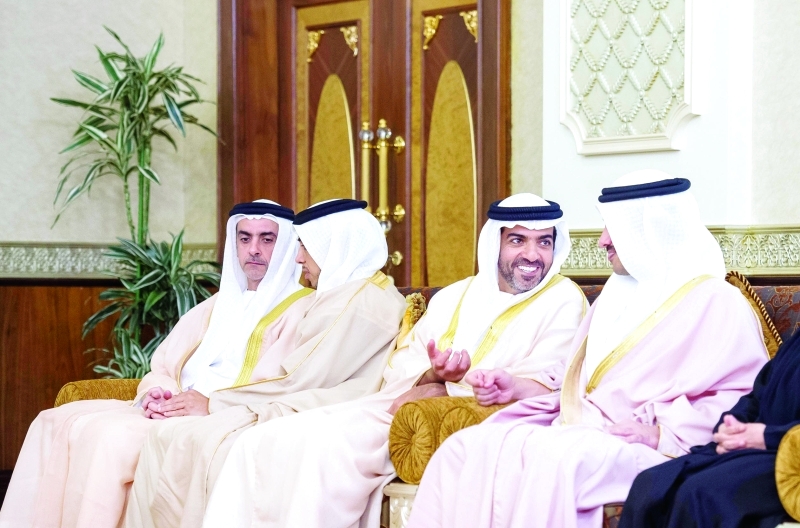 "سيف ومنصور وحامد وعبد الله بن زايد"