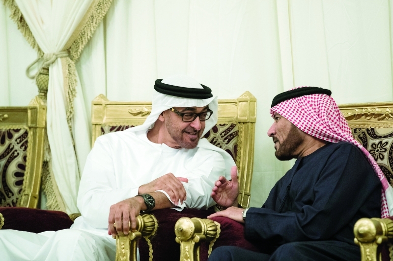 ".. ويواسي عبد الله الحمادي في وفاة شقيقه"