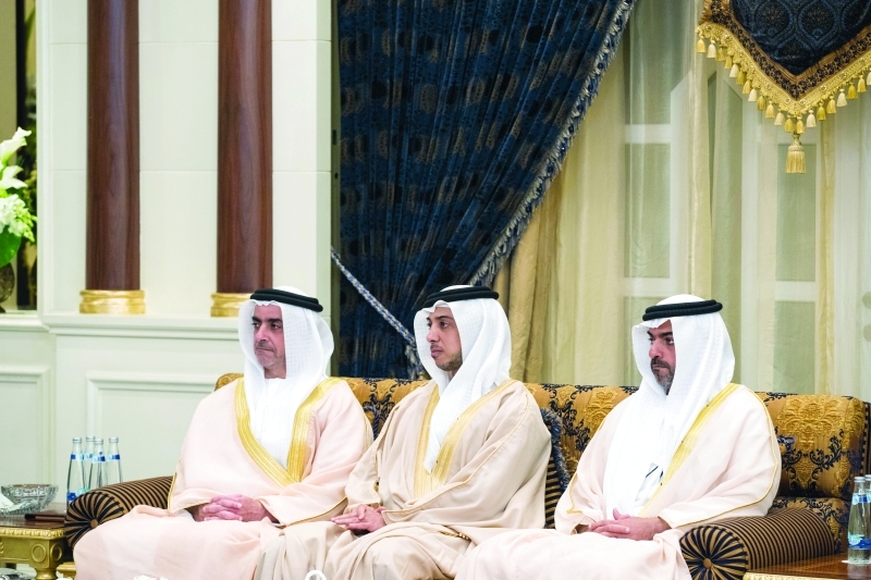 "..سيف ومنصور وحامد بن زايد"