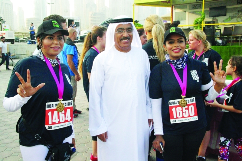 "مع احمد الكمالي في مارثوان نسائي خيري - البيان"
