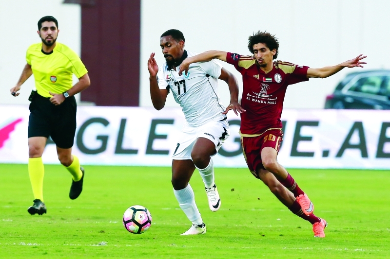 "■ من مباراة الوحدة وحتا في كأس الخليج العربي | البيان"