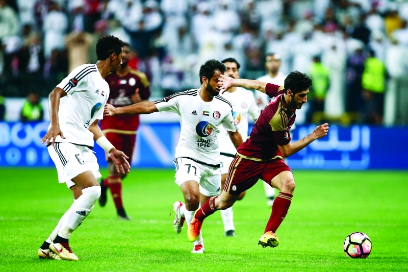 "■ الوحدة لعب بثمانية لاعبين فقط في الشوط الثاني | البيان"