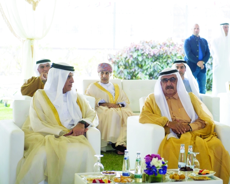 "■ سعود بن صقر وحمدان بن راشد"